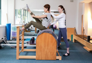 Aya Itakura with instructor Michelle Duggan  (Image credit: Sharon Hickey Photography)